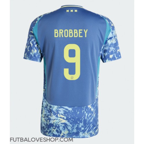 Dres Ajax Brian Brobbey #9 Preč 2024-25 Krátky Rukáv